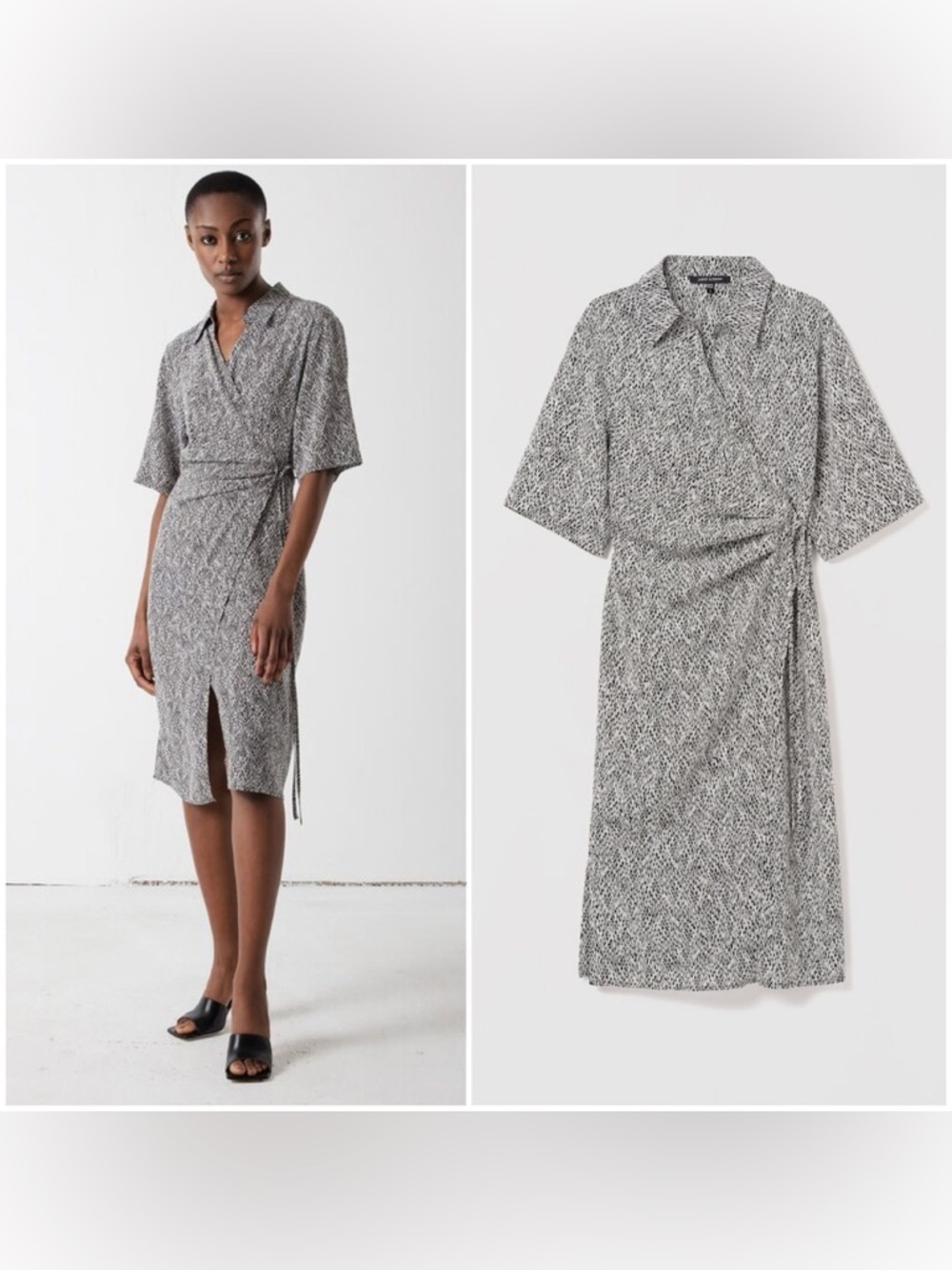 JUDITH & CHARLES 🇨🇦 Noguchi Wrap Dress. Size: 6